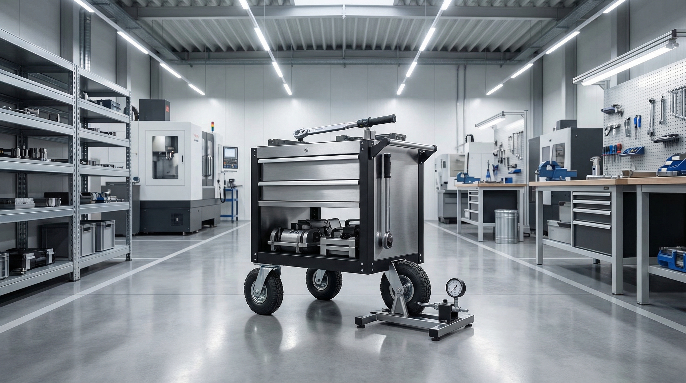 How to Prevent Tool Cart Caster Failure in High-Load Workshops