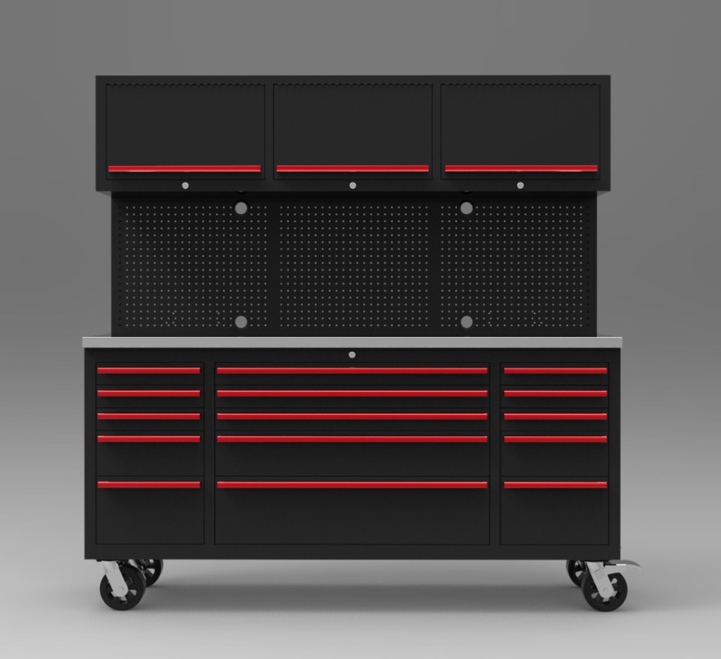 TSDM7219W101 Versatile Full-Height Workstation