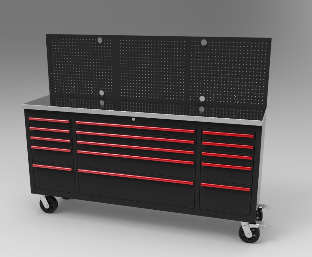 TSDM7219W150 Integrated Pegboard Workstation